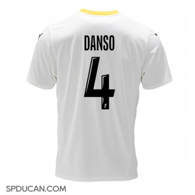 Muški Nogometni Dres RC Lens Kevin Danso #4 Rezervni 2024-25 Kratak Rukav Muški Nogometni Dres RC Lens Kevin Danso #4 Rezervni 2024-25 Kratak Rukav